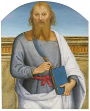 Szent Bertalan.(Pietro Perugino festménye, 1510 k.)